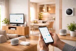 découvrez notre guide complet pour bien débuter avec une maison connectée et profitez d'un intérieur moderne, sécurisé et facile à gérer.