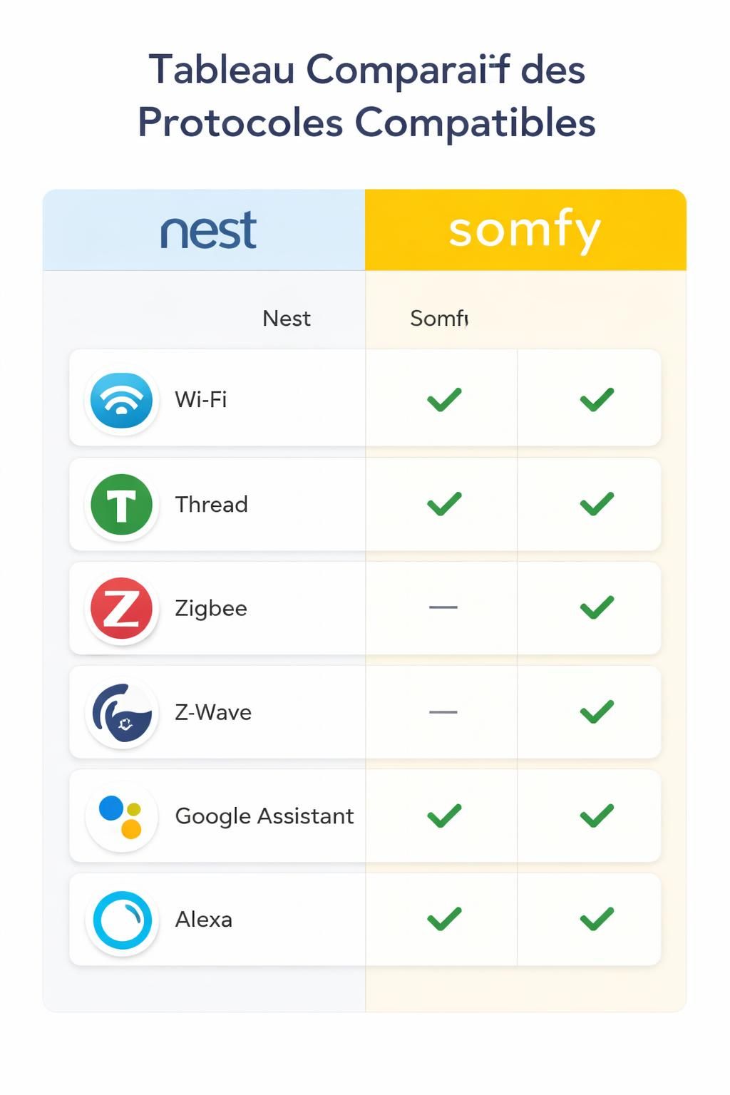 découvrez notre comparaison complète entre nest et somfy en 2026 pour choisir entre domotique diy ou solutions clé en main, et adaptez votre maison intelligente à vos besoins.