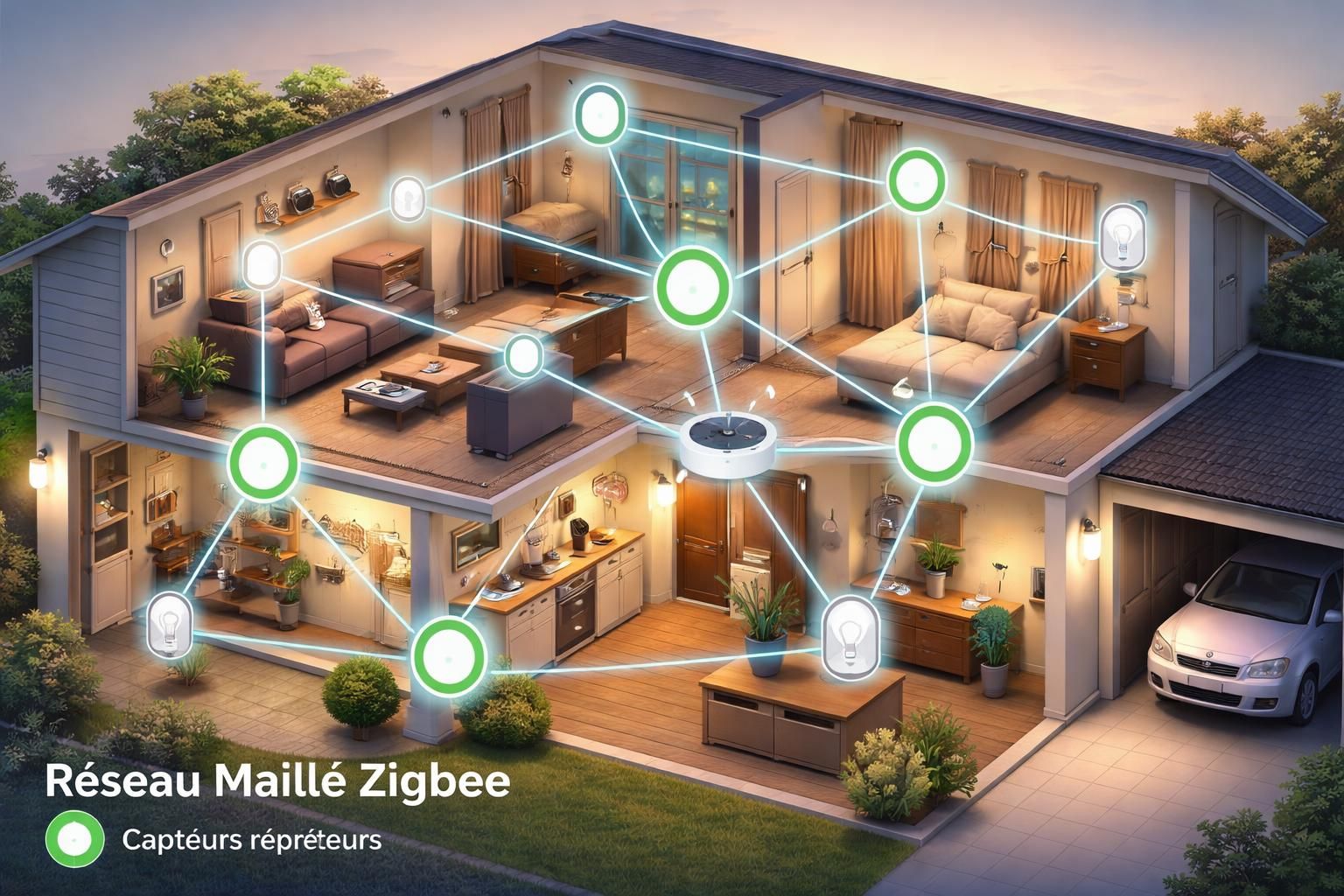 découvrez comment le capteur connecté zigbee répéteur optimise la communication dans un réseau maillage en améliorant la portée et la fiabilité des connexions.