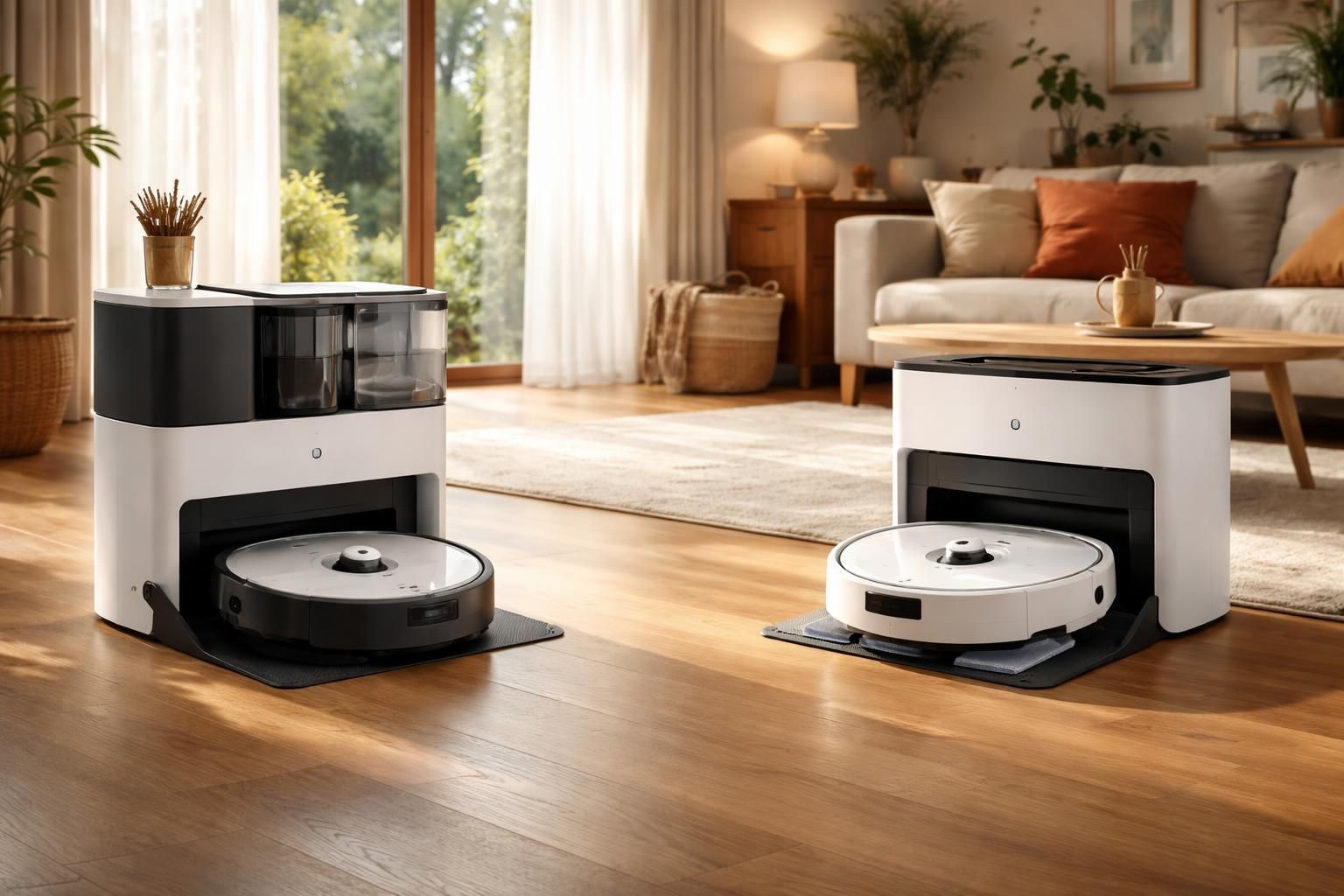 découvrez notre comparatif complet entre irobot et roborock, les meilleurs robots aspirateurs avec station de lavage serpillère en 2026, pour choisir l'appareil idéal selon vos besoins.