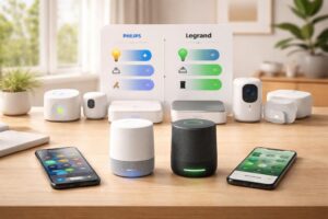découvrez notre comparatif complet entre philips et legrand, les meilleures solutions domotiques compatibles apple homekit en 2026, pour faire le meilleur choix connecté.