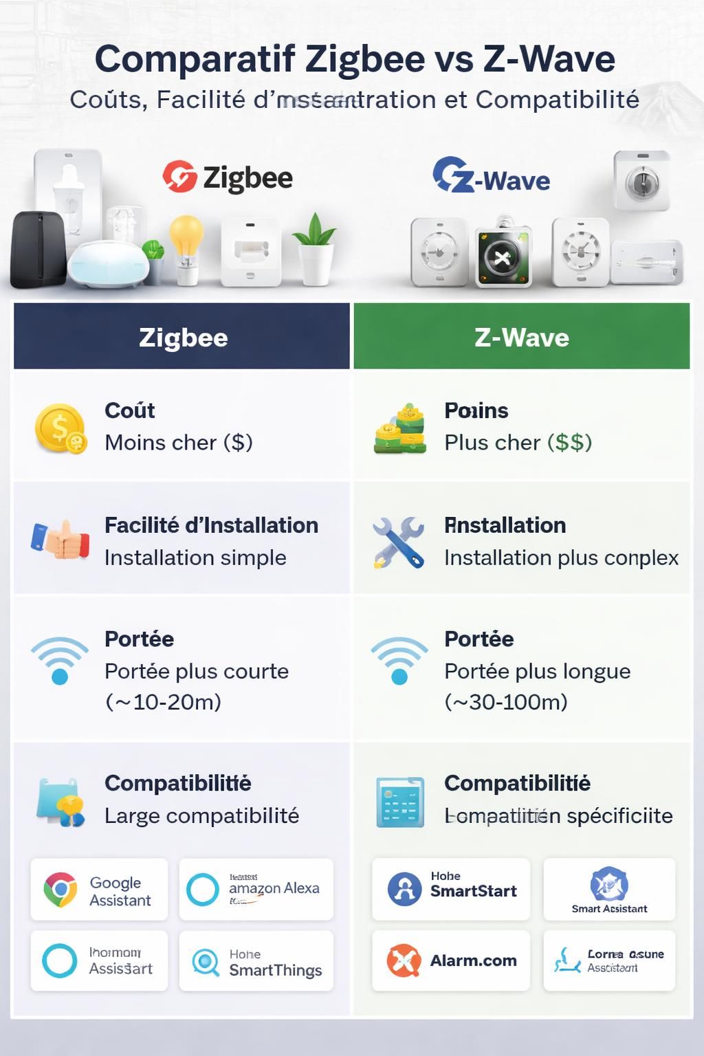 découvrez les différences entre zigbee et z-wave, les protocoles domotiques phares en 2026, pour choisir la solution la mieux adaptée à votre maison connectée.