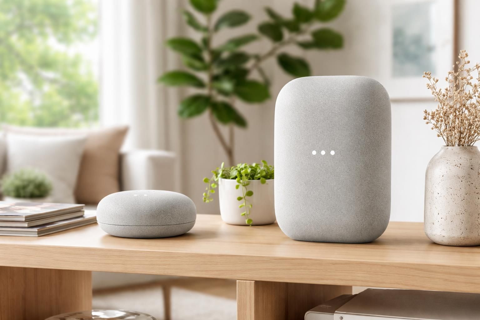 découvrez notre comparatif 2026 entre google nest mini et google nest audio, deux enceintes connectées google. analyse des performances, design et fonctionnalités pour vous aider à choisir la meilleure enceinte intelligente.