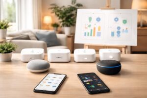 découvrez notre comparatif détaillé de la consommation d'énergie des box domotiques google nest et philips hue en 2026 pour faire un choix éco-responsable et connecté.