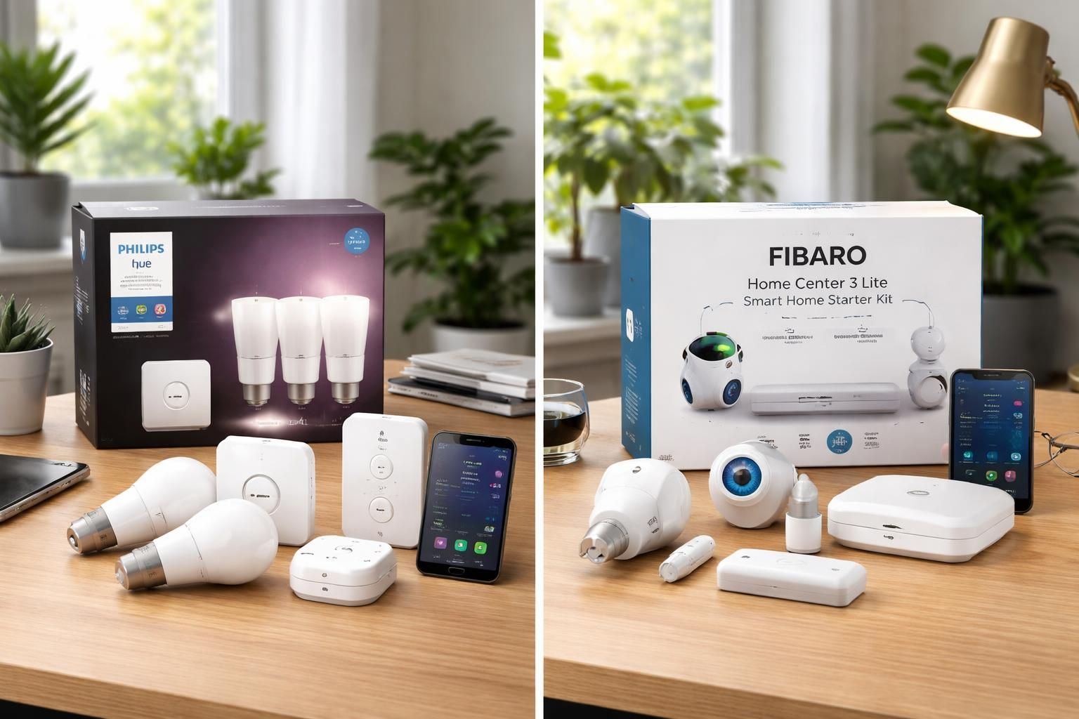 découvrez notre comparatif complet entre philips et fibaro pour choisir le meilleur kit de démarrage domotique en 2026, adapté à vos besoins et votre budget.