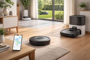 découvrez notre comparaison détaillée entre roomba et neato, deux robots aspirateurs connectés avec application smartphone, pour choisir le meilleur modèle en 2026 selon vos besoins et votre budget.