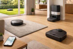 découvrez quel robot aspirateur, roomba ou neato, offre les meilleures performances sur tapis et moquette en 2026 pour un nettoyage efficace et sans effort.