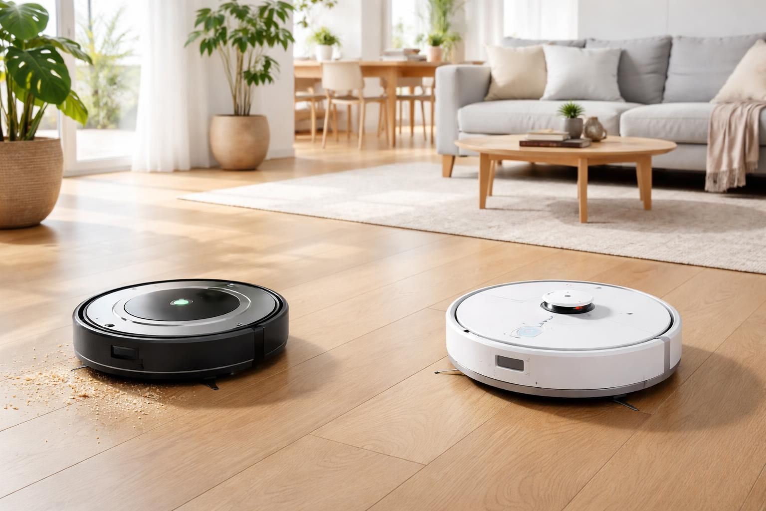 découvrez notre comparaison complète entre roomba et roborock, les meilleurs robots aspirateurs compatibles alexa et google en 2026, pour choisir celui qui convient le mieux à vos besoins.