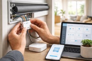 découvrez notre tutoriel complet pour connecter facilement votre volet roulant somfy à votre système de domotique. suivez nos étapes simples pour une installation réussie et profitez d'un confort optimal chez vous.