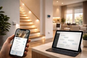 découvrez comment automatiser l'éclairage de votre escalier grâce à un détecteur de mouvement pour plus de confort et d'économie d'énergie.