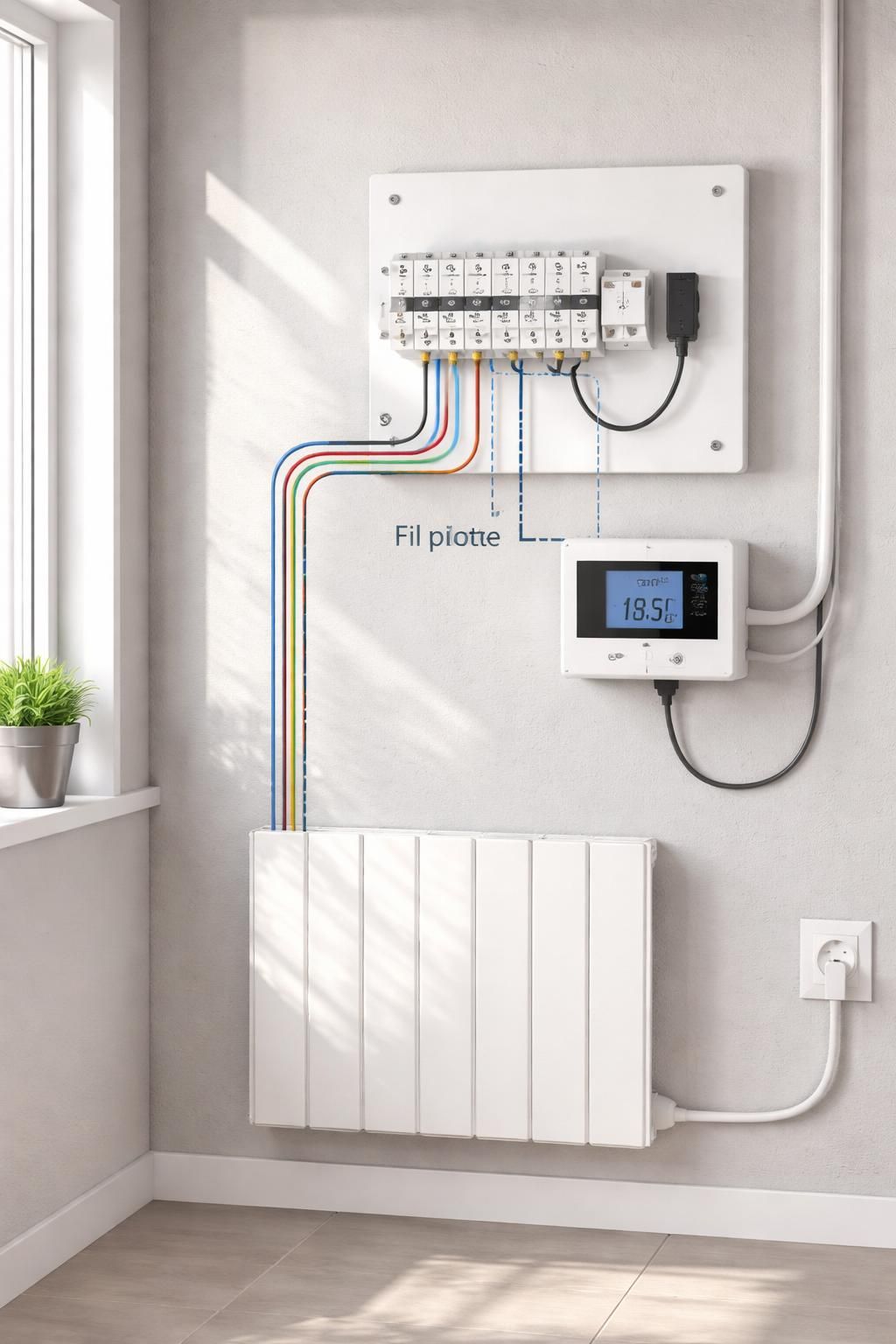 découvrez notre guide complet sur le fil pilote pour radiateur, avec toutes les étapes pour un branchement sécurisé et un schéma électrique détaillé.