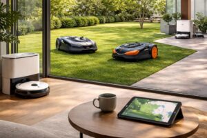 découvrez notre comparatif 2026 entre husqvarna et worx pour choisir le meilleur robot tondeuse connecté adapté à vos besoins de jardinage.